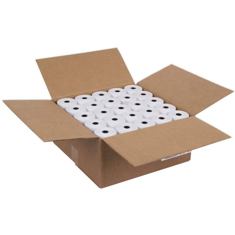 Solar-Power 2 1/4 Thermal Paper 50 Rolls for Credit Card Machine POS Register Receipt Paper Roll (2 1/4 inchx 85 feet) - Image 1
